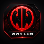 WW9 Game homepage showing latest features, secure login, and gaming interface